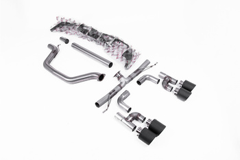 CatBack Volkswagen Golf MK8 GTi ( Golf R Style Quad Outlet Systems - 245 PS Nicht GPF / Nordamerikanische Modelle Nur ) 2021 - 2025 Milltek Sport