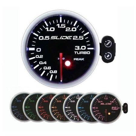 Jauge SLIDE PK - SC 52 mm - turbo électrique 1–3 bar