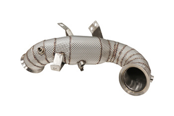 Downpipe Mercedes Benz A45 A45S 19+ M139 W177 + Protector Térmico