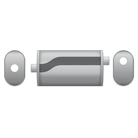 Silenziatore posteriore per BMW E39 M5 5.0 V8 (2000–2003) – Da saldare