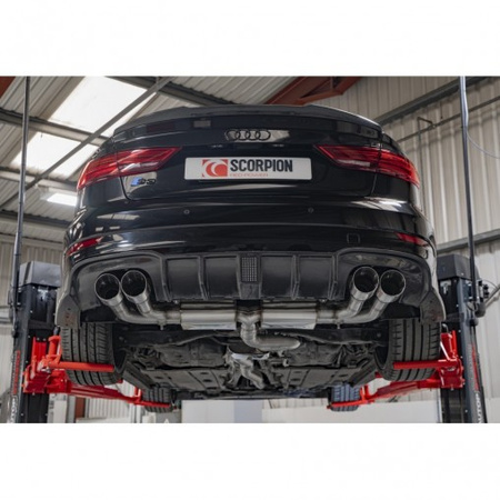 CatBack Audi S3 2.0T 8V Saloon Facelift GPF Résonné avec valves électroniques