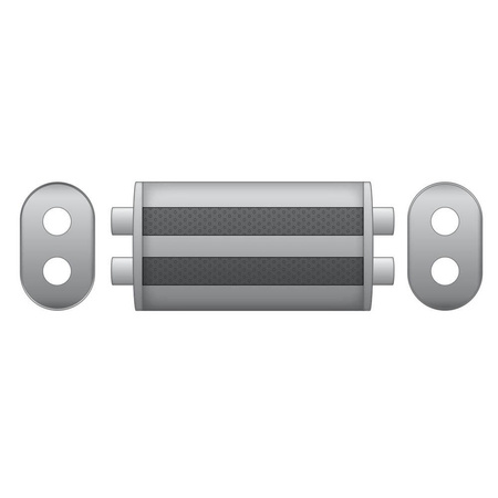 Silencieux Sport E006 Élliptique – Sans Embossage, Universel, Acier Inoxydable T304