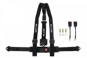 Cinturones de seguridad de carreras SLIDE 3p 2" negro