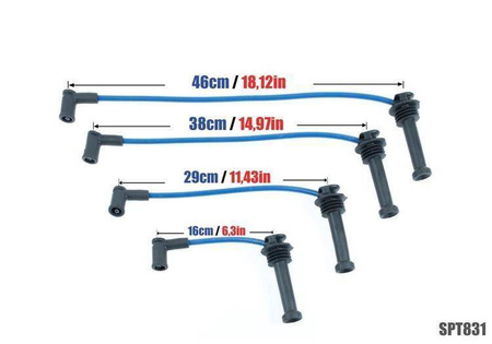 Zündkabel Ford Fiesta Focus Fusion Mondeo 98-04 blau