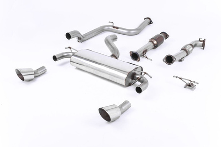 Abgasanlage mit Sportkatalysator Ford Focus MK2 RS 2,5T 305PS 2009 - 2010 Milltek Sport