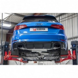 CatBack Audi RS3 8V Facelift gedämpft Cat/GPF-Back System mit Ventilen (Abgasanlage ab Kat)