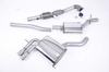 Turbo-back including Hi-Flow Sports Cat Audi A3 2.0T FSI Quattro 5 door SportBack 2004 - 2012 ( Quieter ) Milltek Sport