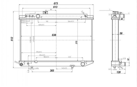 Radiador deportivo Toyota Supra 93-96 3.0L Manual