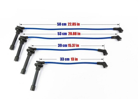 Ignition Leads Honda Civic III-V Concerto 87-01 Blue