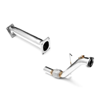 Downpipe BMW E60 E61 525d 530d M57N EURO 4 63,5 mm 177/218 CV 2002–2007 con tubo centrale
