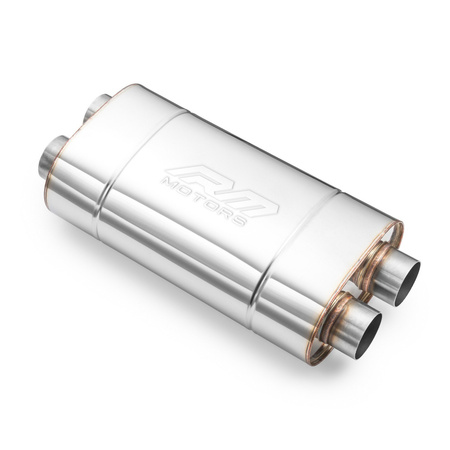 Silencieux Sport E006 Élliptique – Sans Embossage, Universel, Acier Inoxydable T304