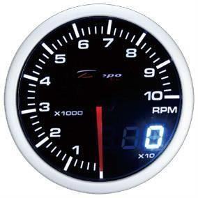 Manomètre 60mm Compte-tours Depo Dual