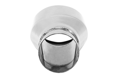 Punta de escape 115×83 mm, entrada 70 mm – pulida