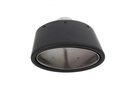 Punta de escape 82×152 mm, entrada 60 mm – carbono  