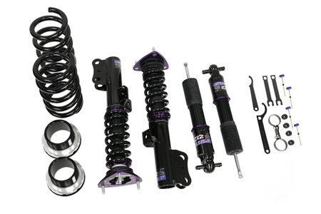 Straßenfahrwerk FORD MUSTANG (Rr Lower Mount Bolt Distance 75mm) 15-UP D2 Racing