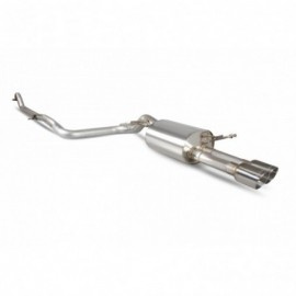 CatBack Ford Fiesta EcoBoost 1.0T 100/125/140 PS nicht gedämpft (Abgasanlage ab Kat)