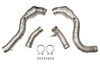 Downpipe Mercedes Benz GLC63 M177 18+ CAT 200 + Protection Thermique