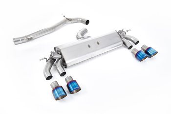 Cat-back Volkswagen Golf MK7.5 R 2.0 TSI 310PS ( Non-GPF Equipped Models Only ) - 76mm & EC Approved Systems 2017 - 2021 ( Louder ) Milltek Sport