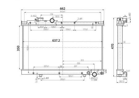 Radiatore sportivo Toyota Celica GT MT 94-99