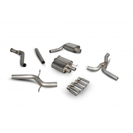 CatBack Audi A5 B8 2.0 TFSI non risonato (impianto di scarico da catalizzatore)