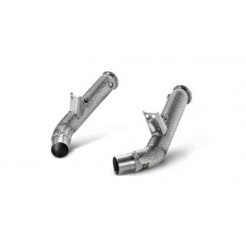 Alfa Romeo Giulia Quadrifoglio Downpipe-Satz ohne Kat Edelstahl Akrapovic