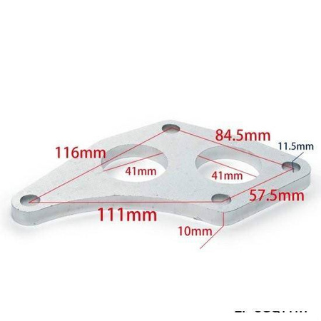 Uppipe Flange Subaru STI Twin Scroll VF36 VF37