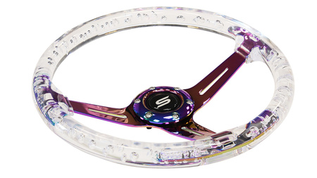 SLIDE Lenkrad 350 mm Acryl transparent NeoChrome - 70 mm Offset