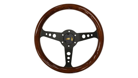 Volante 350 mm – madera, negro