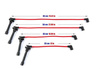 Ignition Leads Honda Civic Prelude Rover 618 93-00 Red
