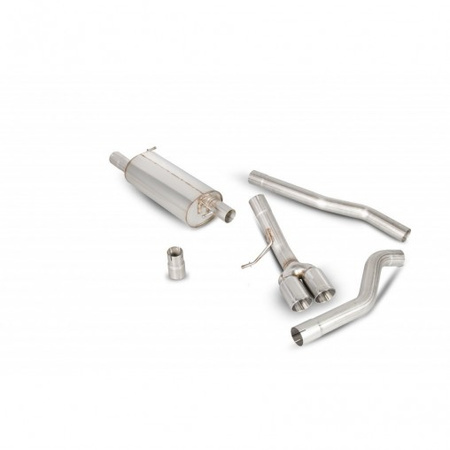 Cat/DPF-back Volkswagen T5 Transporter & Caravelle SWB/LWB 2WD/4WD resonado (escape desde catalizador/filtro)