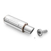Round rear muffler TOK1 50/89/120 with silencer