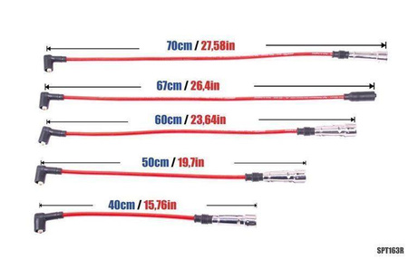 Zündkabel Seat AROSA Skoda Octavia Volkswagen Corrado Polo 84-03 blau