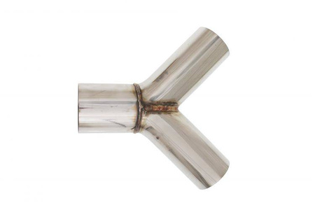 Exhaust Y-Pipe 90° 76/76mm 304SS