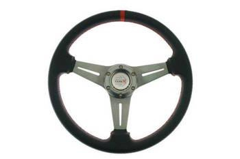 PRO sport steering wheel 350 mm red carbon – 20 mm offset