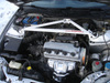 3-Point Strut Bar Honda Civic IV CRX 2 Black