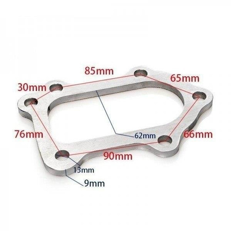 Brida Downpipe Toyota Celica GT4 MR2 CT26 3S-GTE