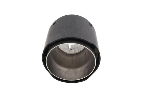 Exhaust tip 89 mm, inlet 57 mm – carbon, size M