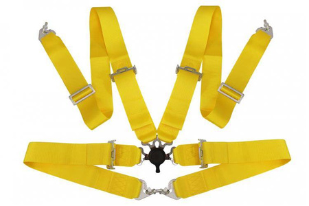 Racing harness 4-point 3" yellow – Quick