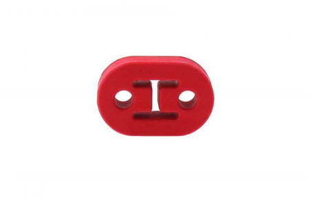 Support de silencieux Type-1 Rouge
