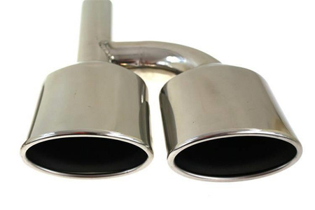 Terminale di scarico Mercedes C63 AMG 126x74mm ingresso 51mm