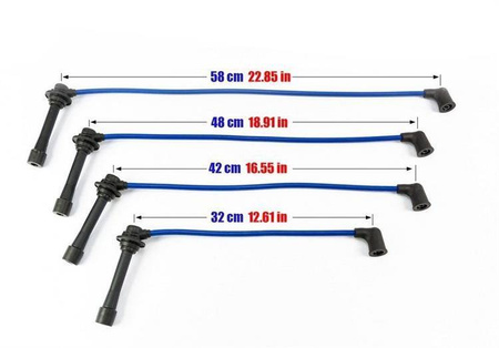 Zündkabel Mazda MX-3 MX-5 Xedos 323 Turbo rot