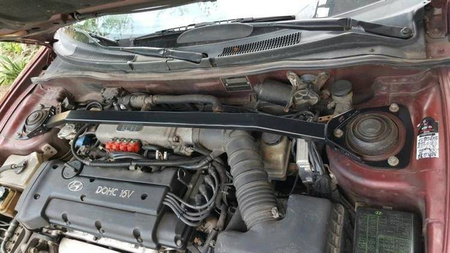 Barre anti-rapprochement Hyundai Coupé 1 Noir