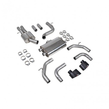 CatBack Audi RS3 8V 2015–2017 risonato senza valvola (impianto di scarico da catalizzatore)