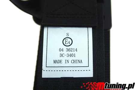 Cinture da corsa 3 punti 2" blu – omologazione E4  