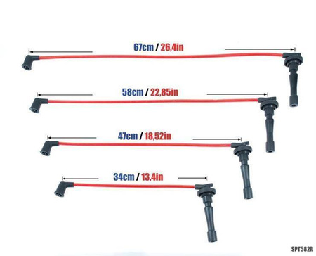 Cavi candela Honda CR-V I 2.0L B20 K20 95-01 blu