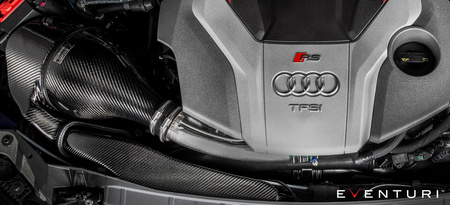 Système d’admission Audi B9 RS5 / RS4 Carbone avec conduit secondaire Eventuri  