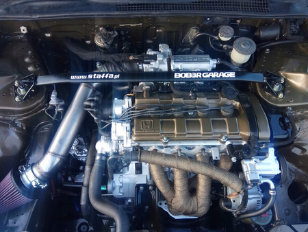 Strut Bar Honda Prelude III Black