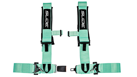 Rennsicherheitsgurte SLIDE V2 mint 4p 3" E4