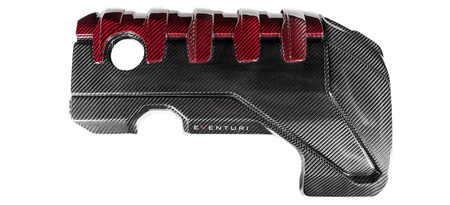 Engine cover Audi RS3 V2 / TTRS 8S Black-Red Eventuri  