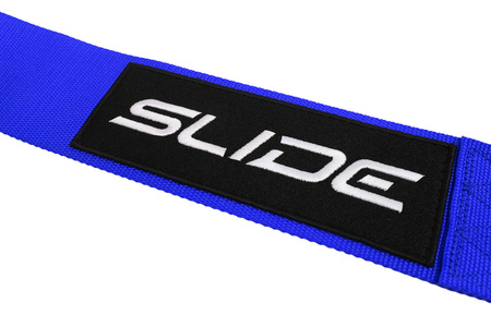 Racing seat belts SLIDE Quick 5p 3" blue SFI homologation 
